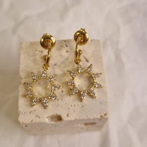Boucles d'oreilles soleil